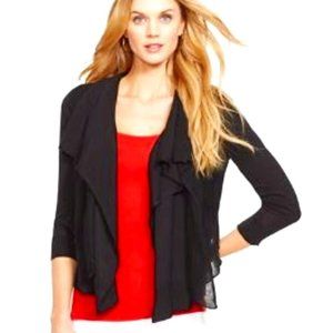 Lauren Ralph Lauren Layered Open-front Cardigan XL